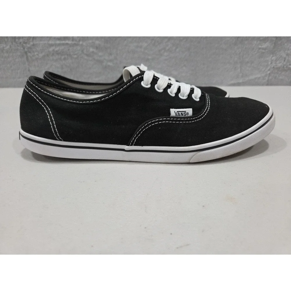 Vans Mens Era 721356 Black Casual Thin Sole Shoes Sneakers Size M 9 W 10.5